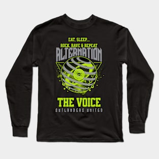 The Voice - Eat Sleep Rock Rave & Repeat Long Sleeve T-Shirt